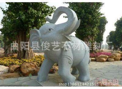 王氏雕刻曲陽(yáng)縣石雕廠家直銷優(yōu)質(zhì)漢白玉石雕大象吉象如意動(dòng)物石雕訂做